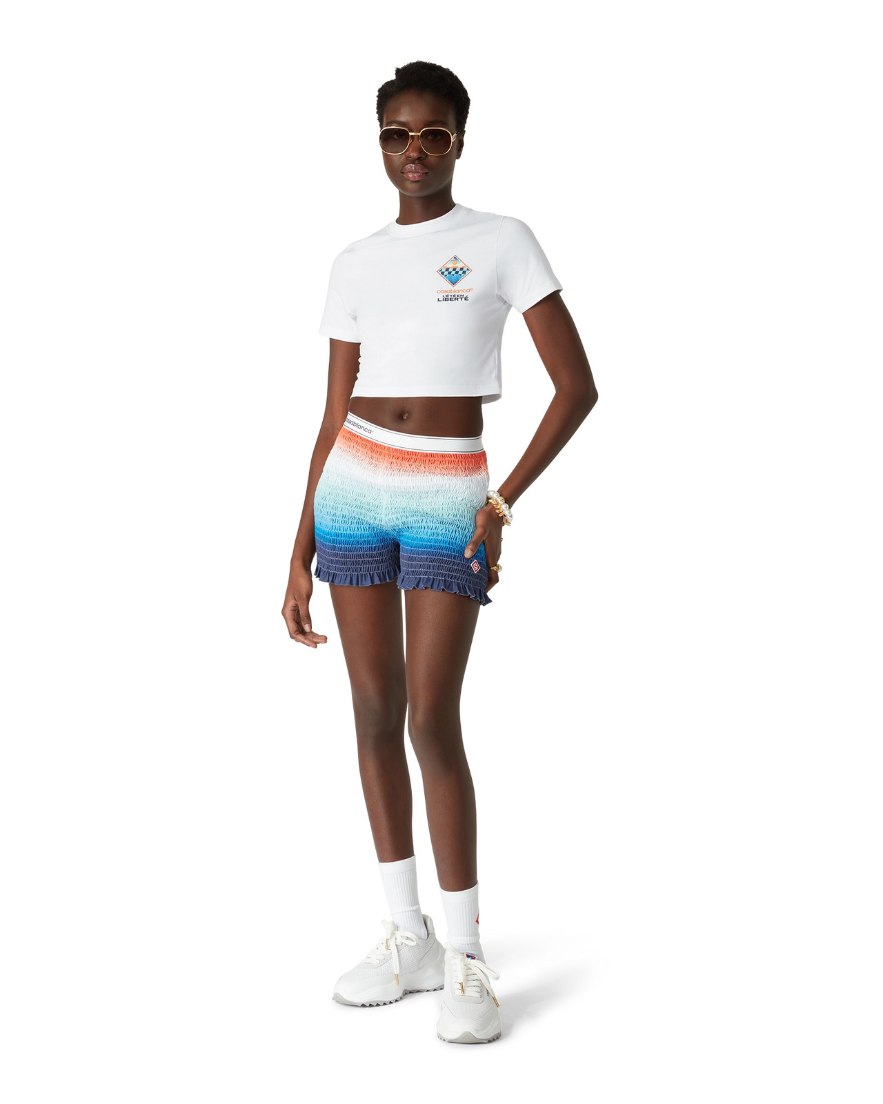 L'été En Liberté Cropped T-Shirt | Casablanca Paris - 2