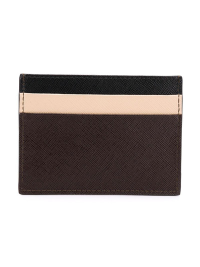 Marni logo embossed card holder outlook