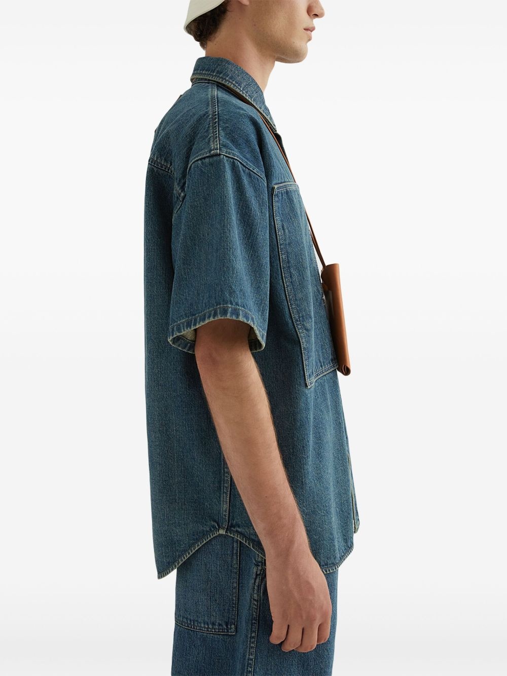 cotton denim shirt - 3