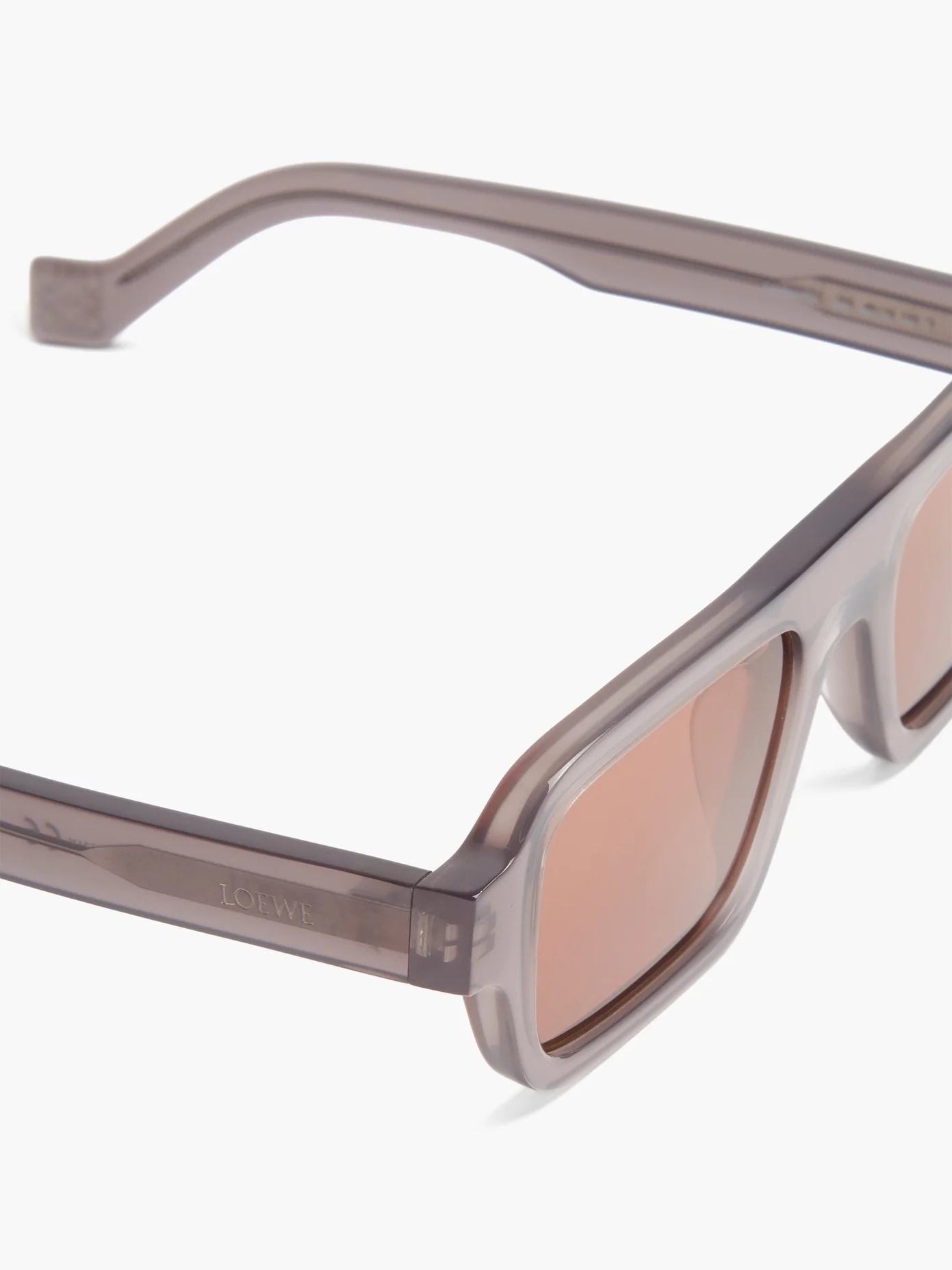 Square acetate sunglasses - 3