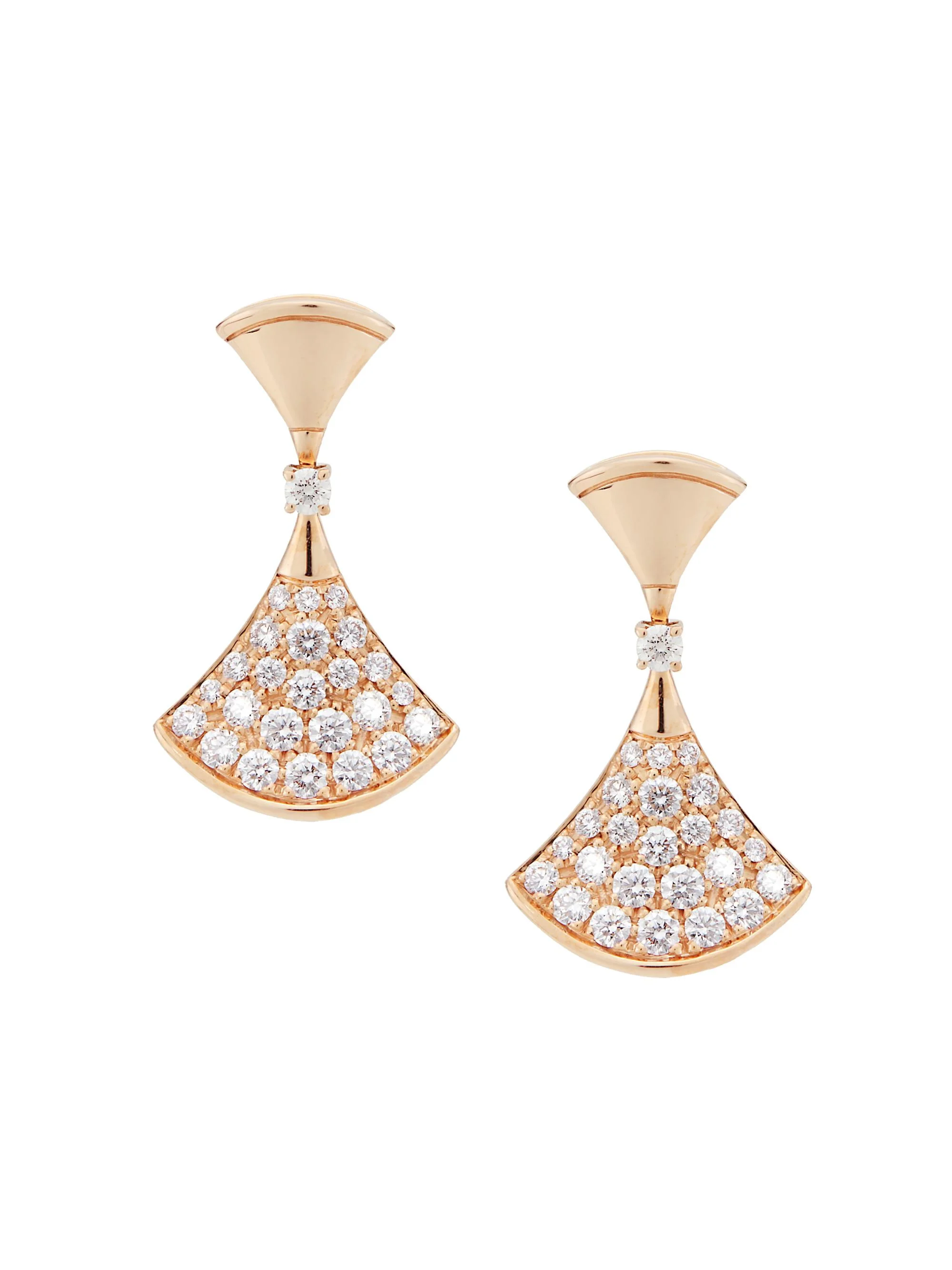 Women's Divas' Dream 18K Gold & 0.94 TCW Diamond Drop Earrings - Rose Gold - 1