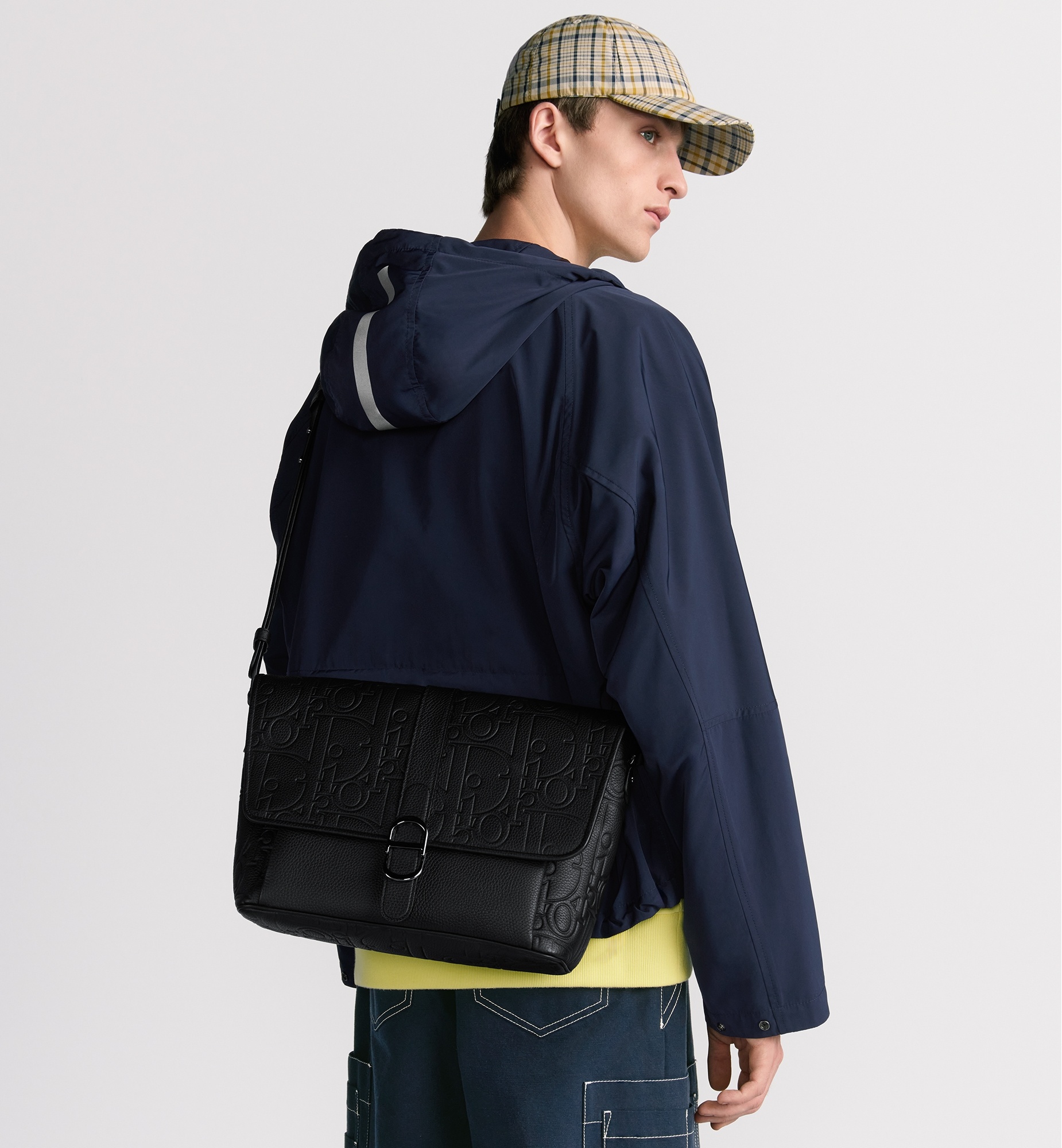 Large Dior Daily Messenger Bag with Flap - 2