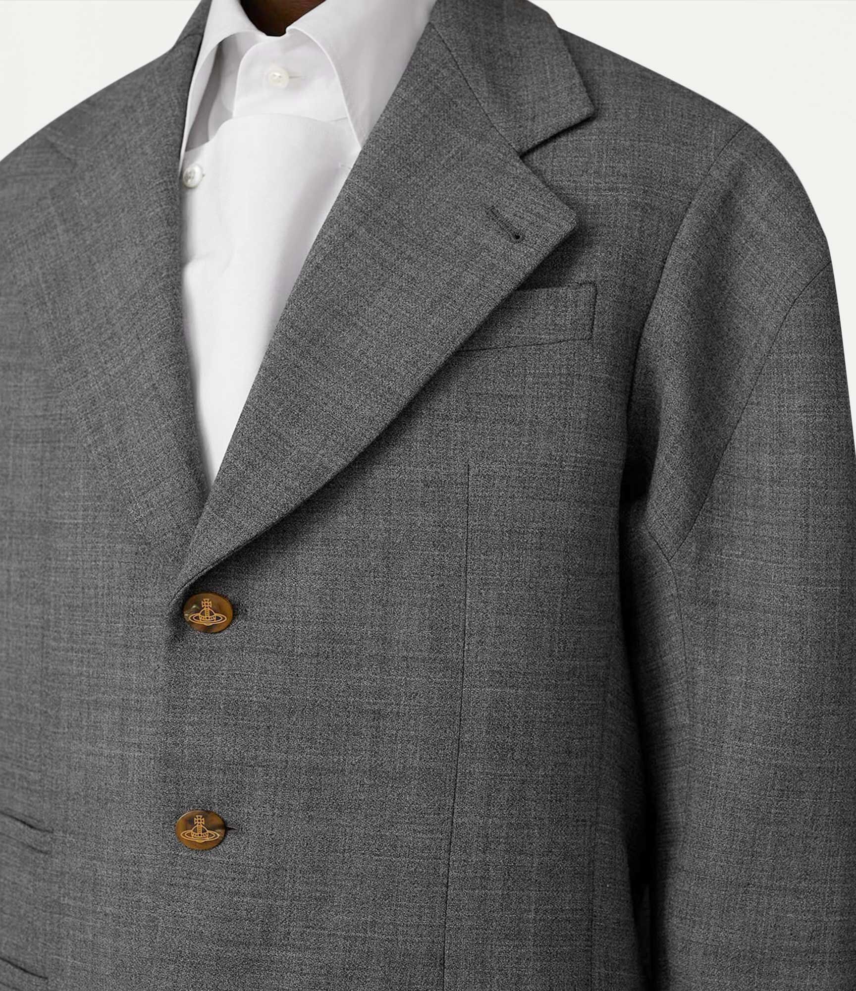 STRIPPED CLASSIC JACKET - 4
