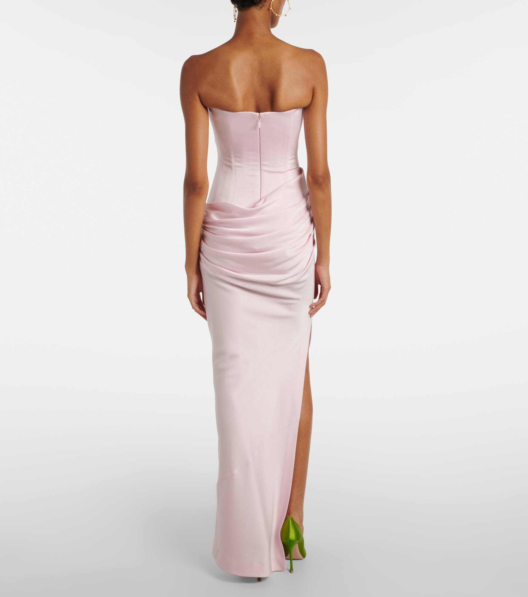 Draped bustier gown - 3