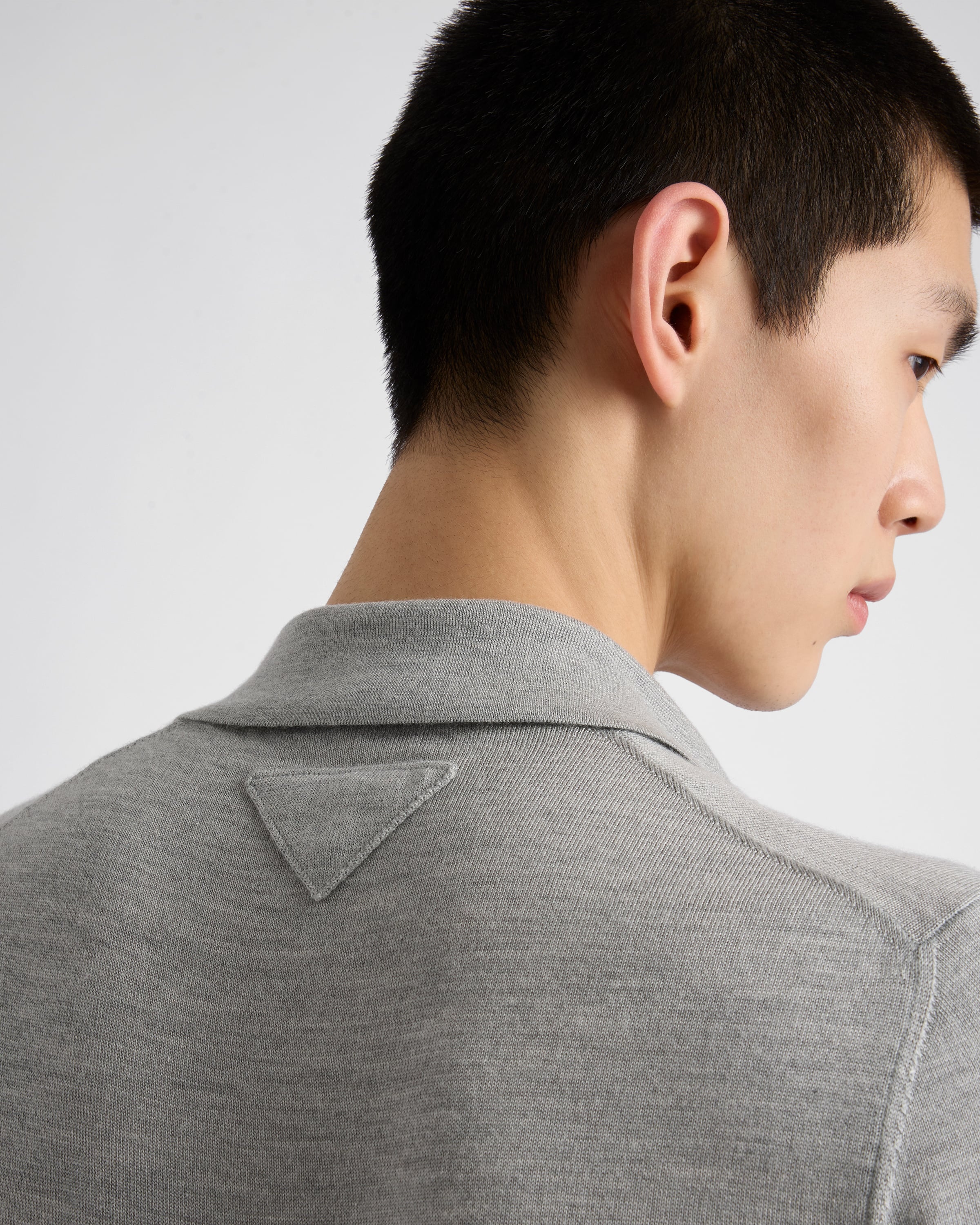 Cashmere and silk polo shirt - 6