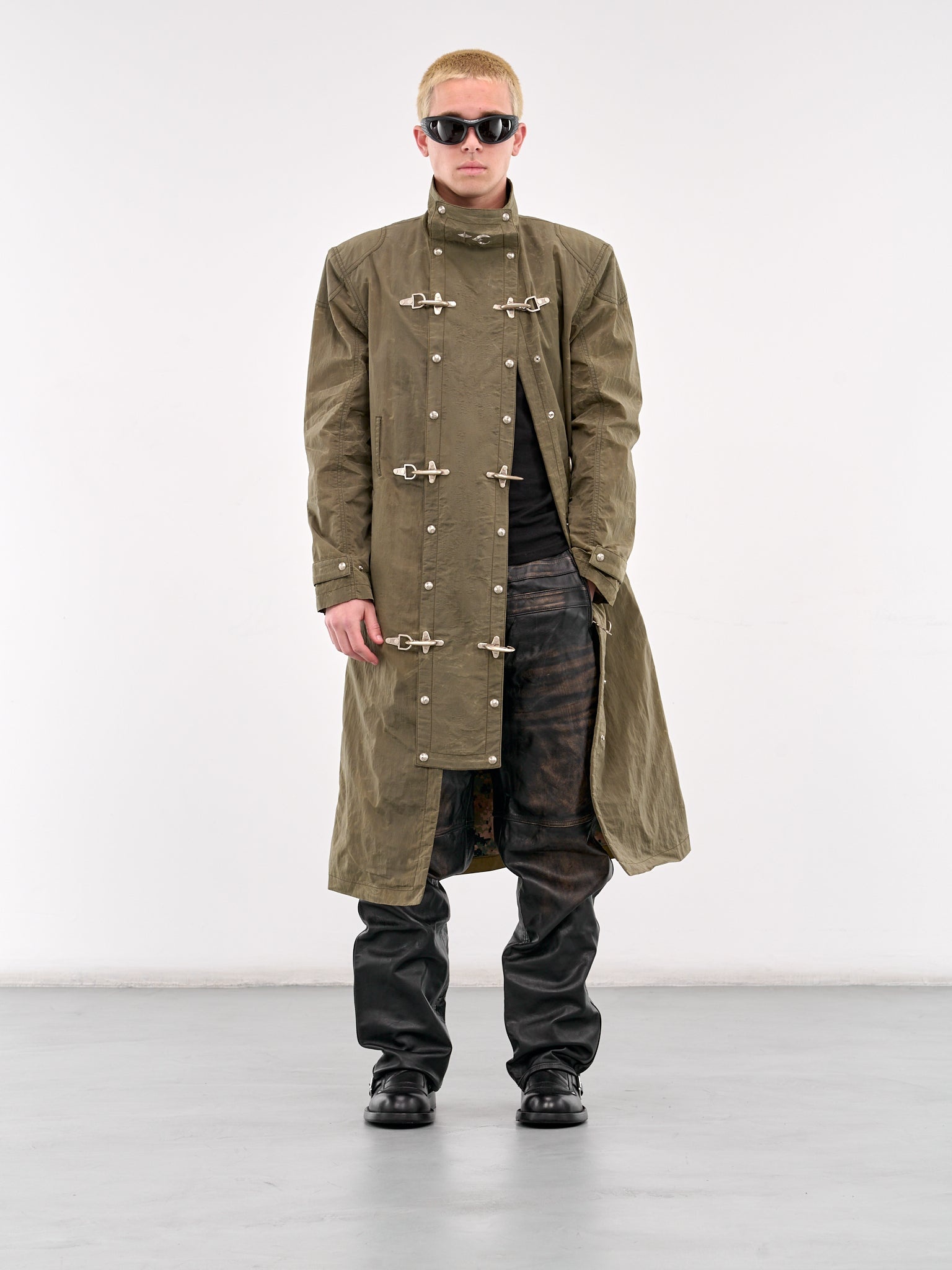 Scarred Bio Soldier Trench Coat - 6