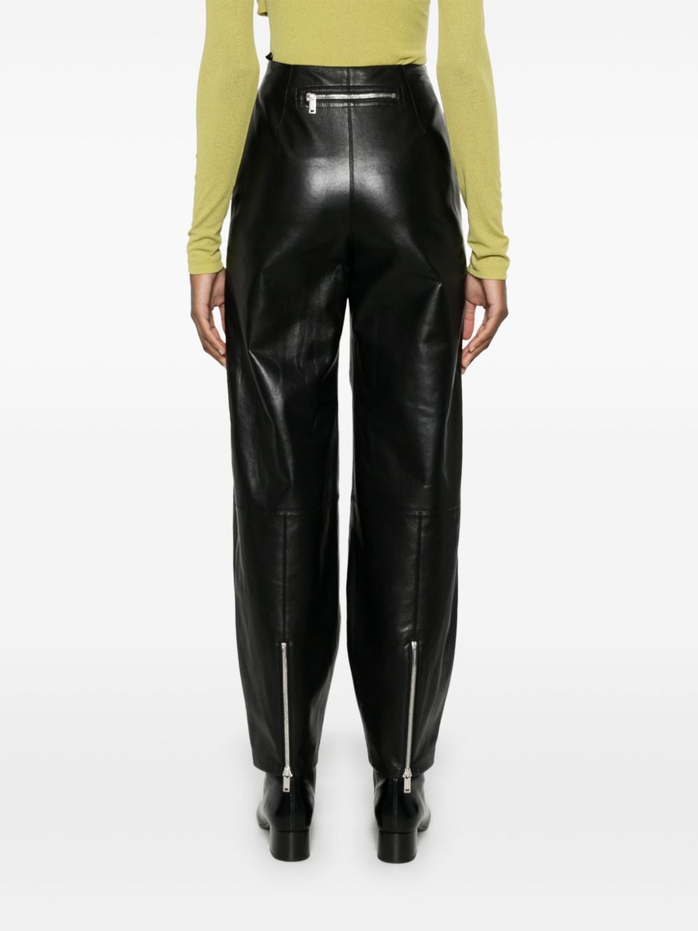 buckle-detail trousers - 4