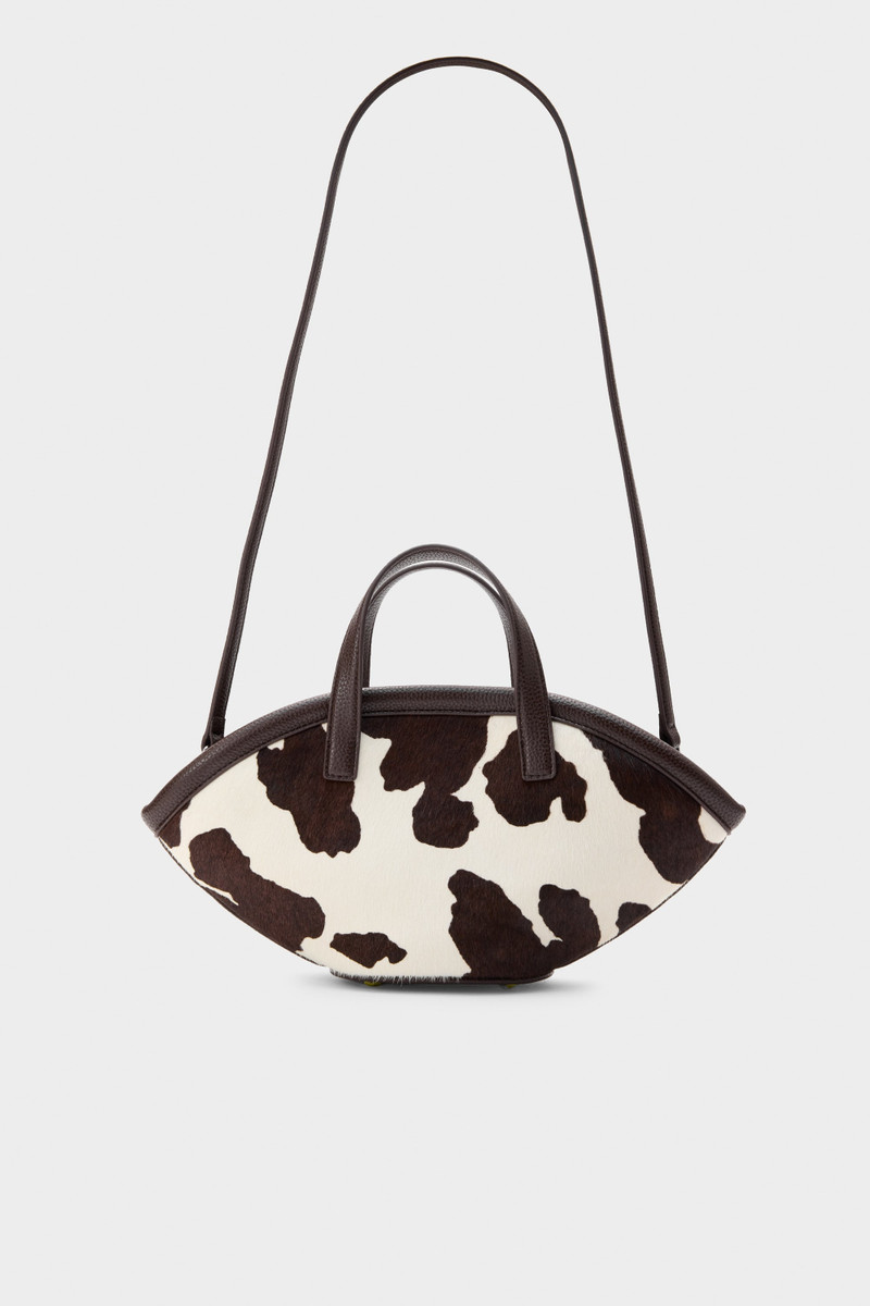 Haircalf Mini Mercado Tote In Cow Print 4