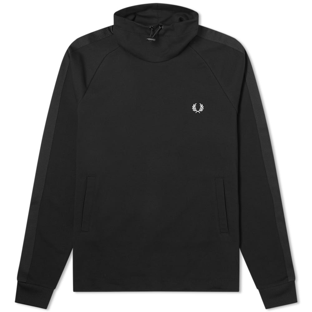 Fred Perry Long Sleeve Tape Funnel Neck Tee - 1