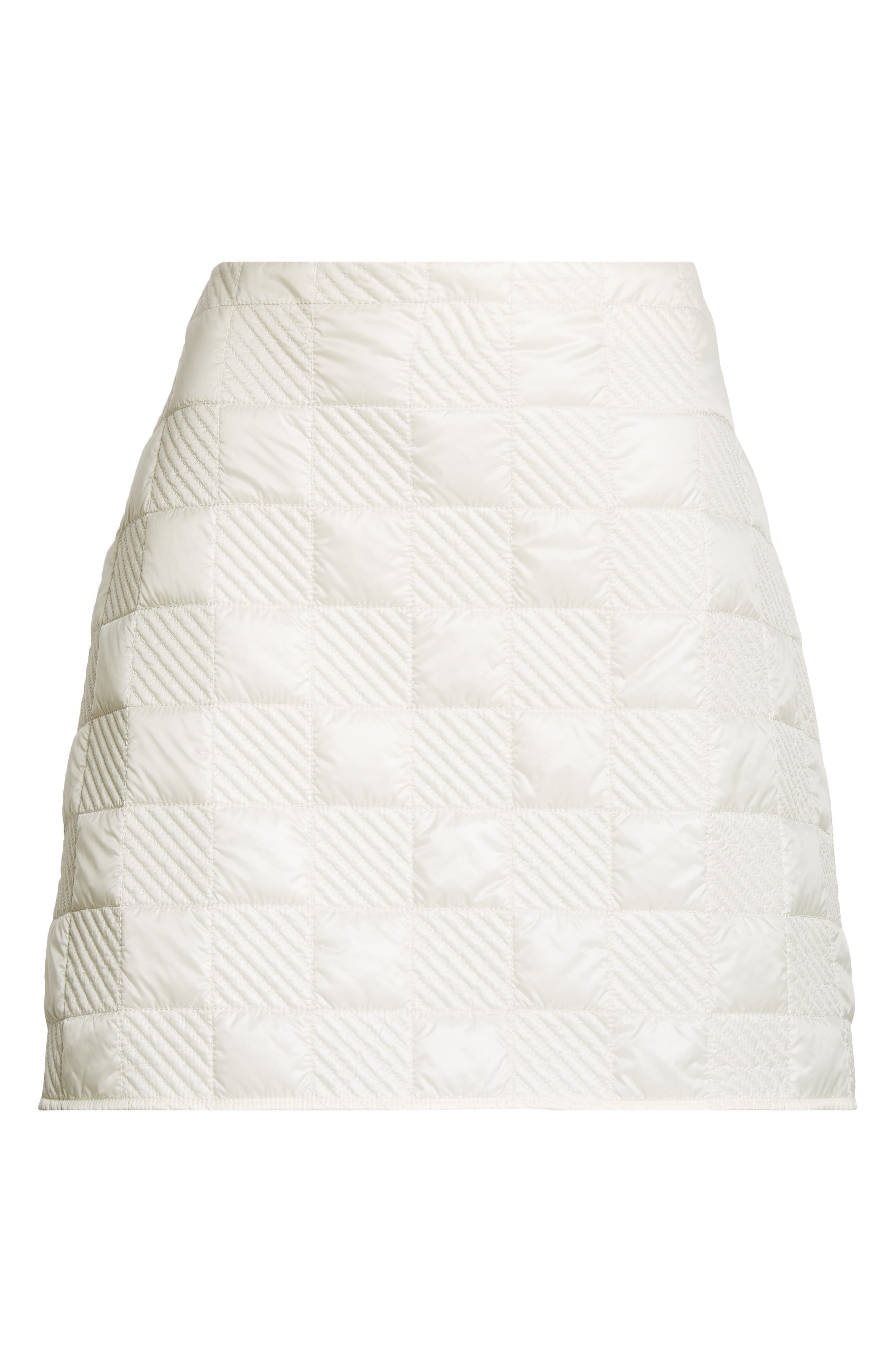 Quilted Nylon Miniskirt - 6