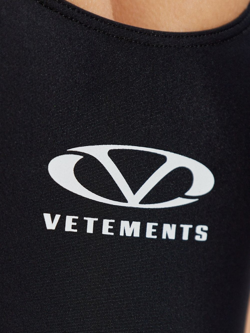 logo-print swimsuit 5