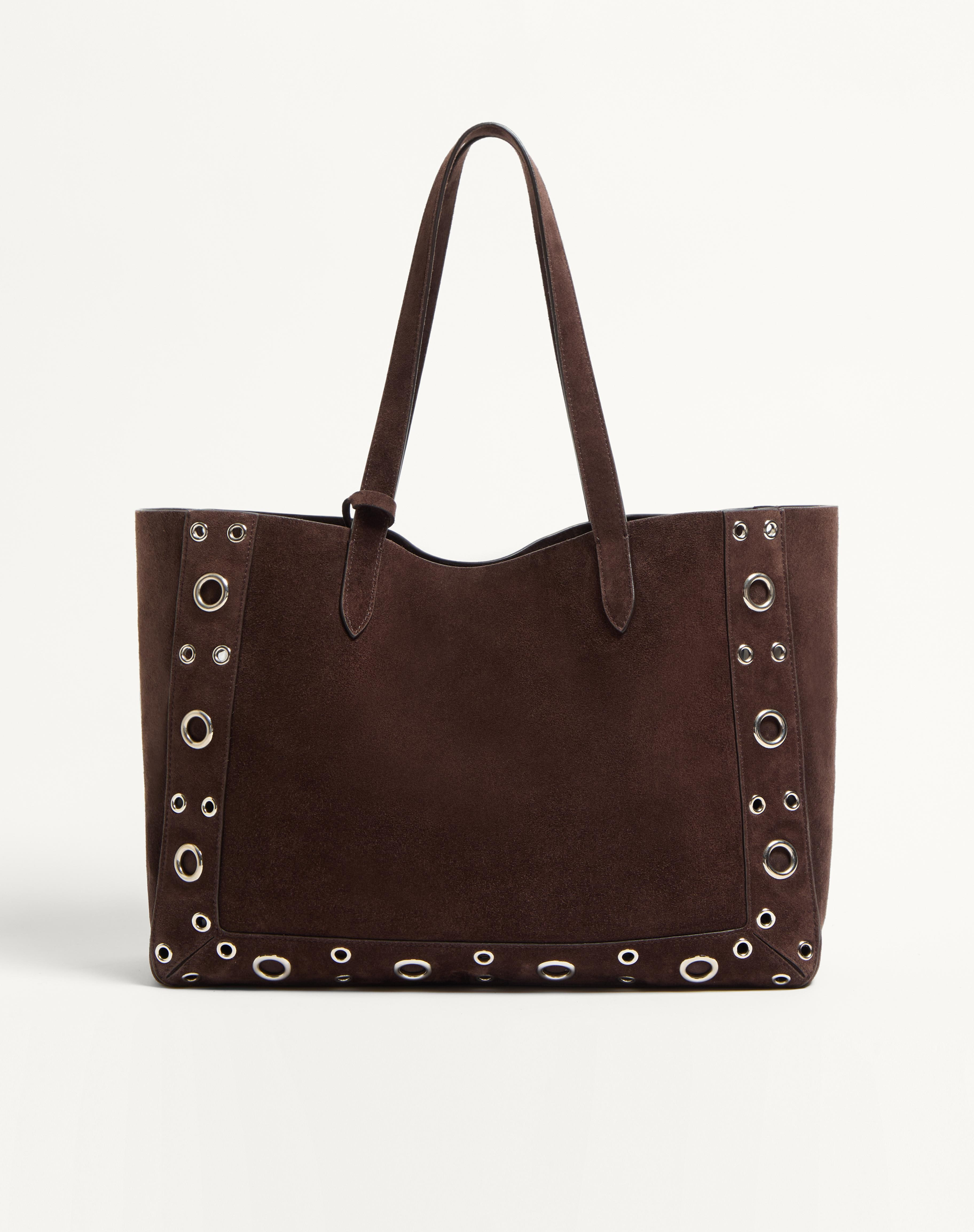 VALENTINO GARAVANI MEDIUM NELLCÔTE SUEDE SHOPPING BAG - 5