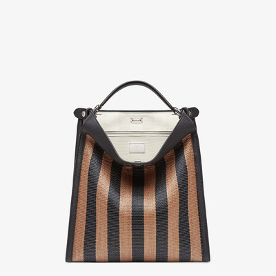 FENDI Brown raffia bag outlook