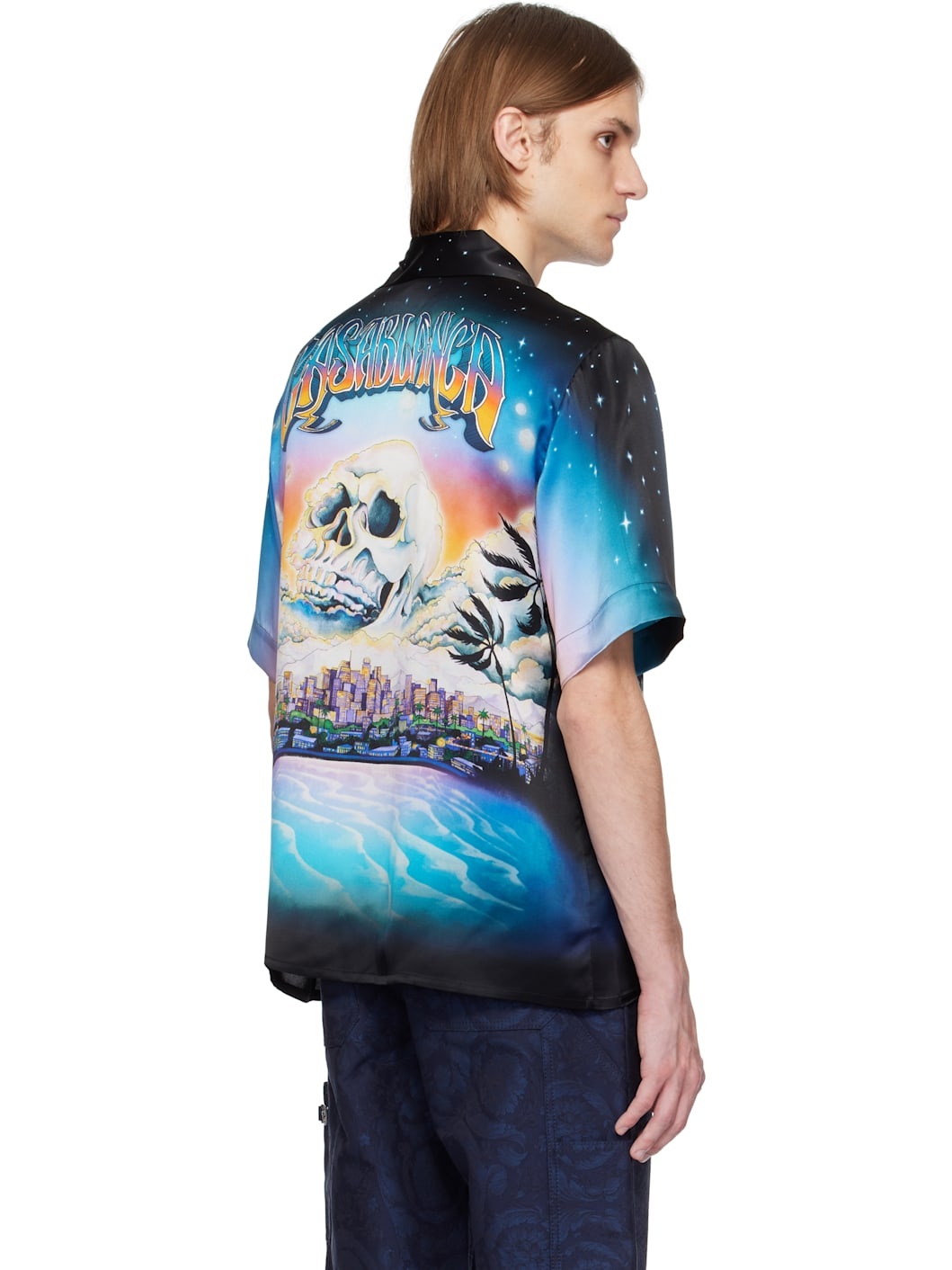 Multicolor 'La Prémonition' Silk Shirt - 3