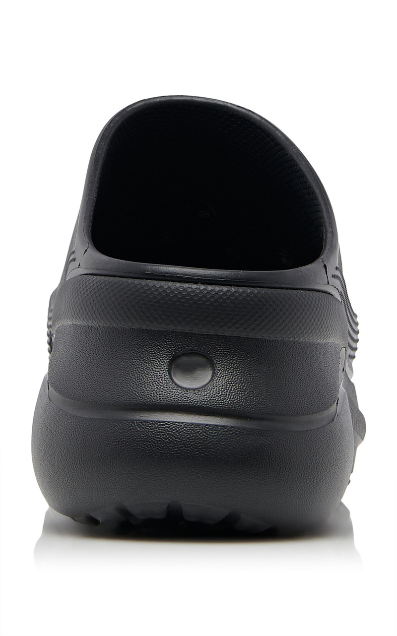 BALENCIAGA Embellished Rubber Croc Mules black outlook