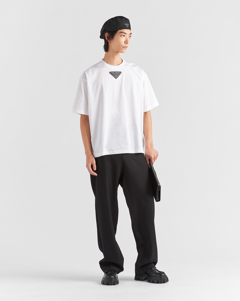 Prada Jersey and Re-Nylon T-shirt outlook