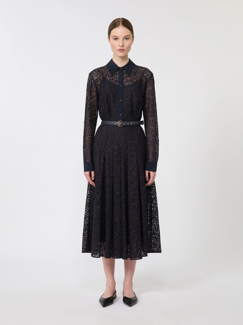 RICORDO Lace shirt dress - NAVY 3
