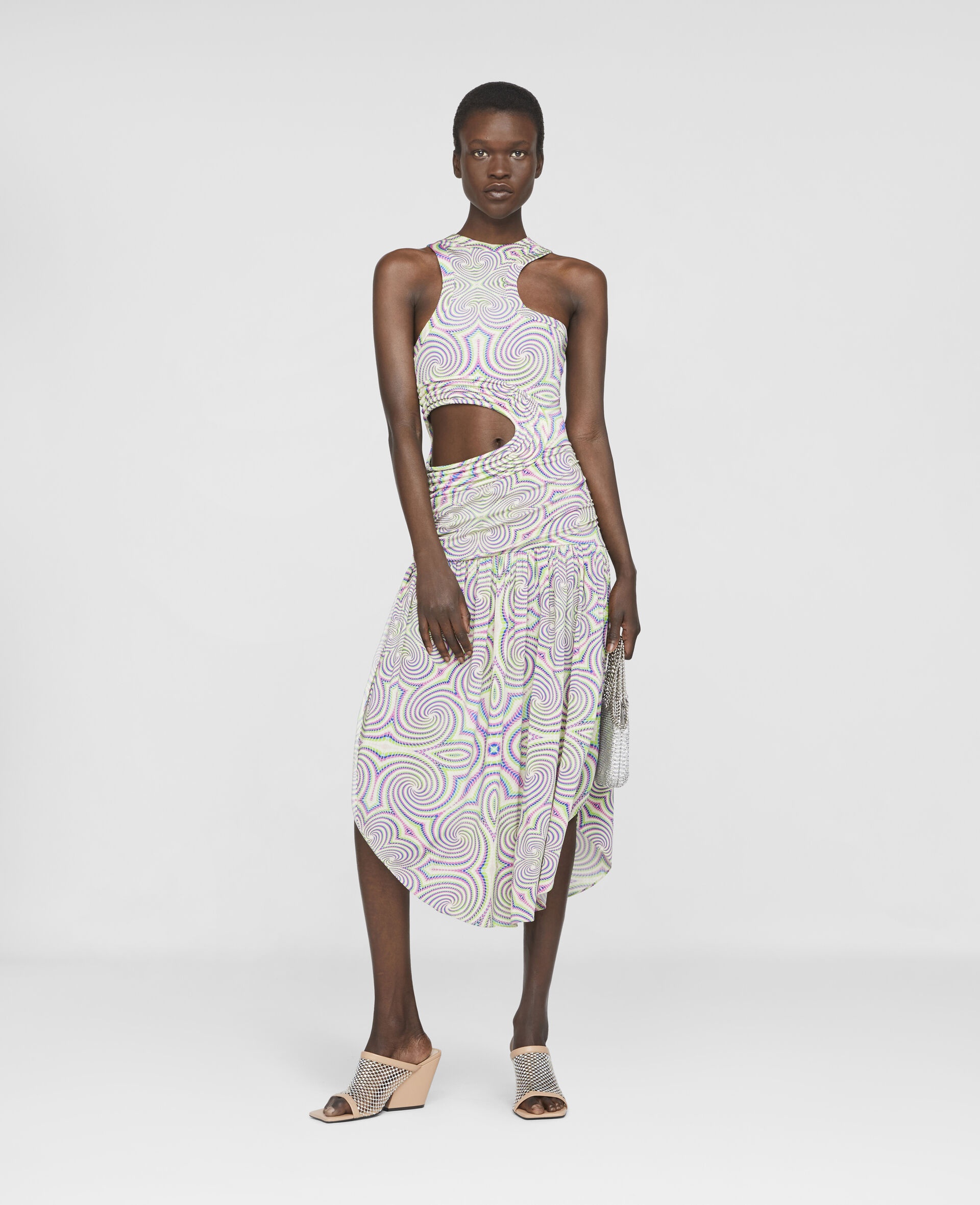 Hallucinogenic Cut‐Out Maxi Dress - 2