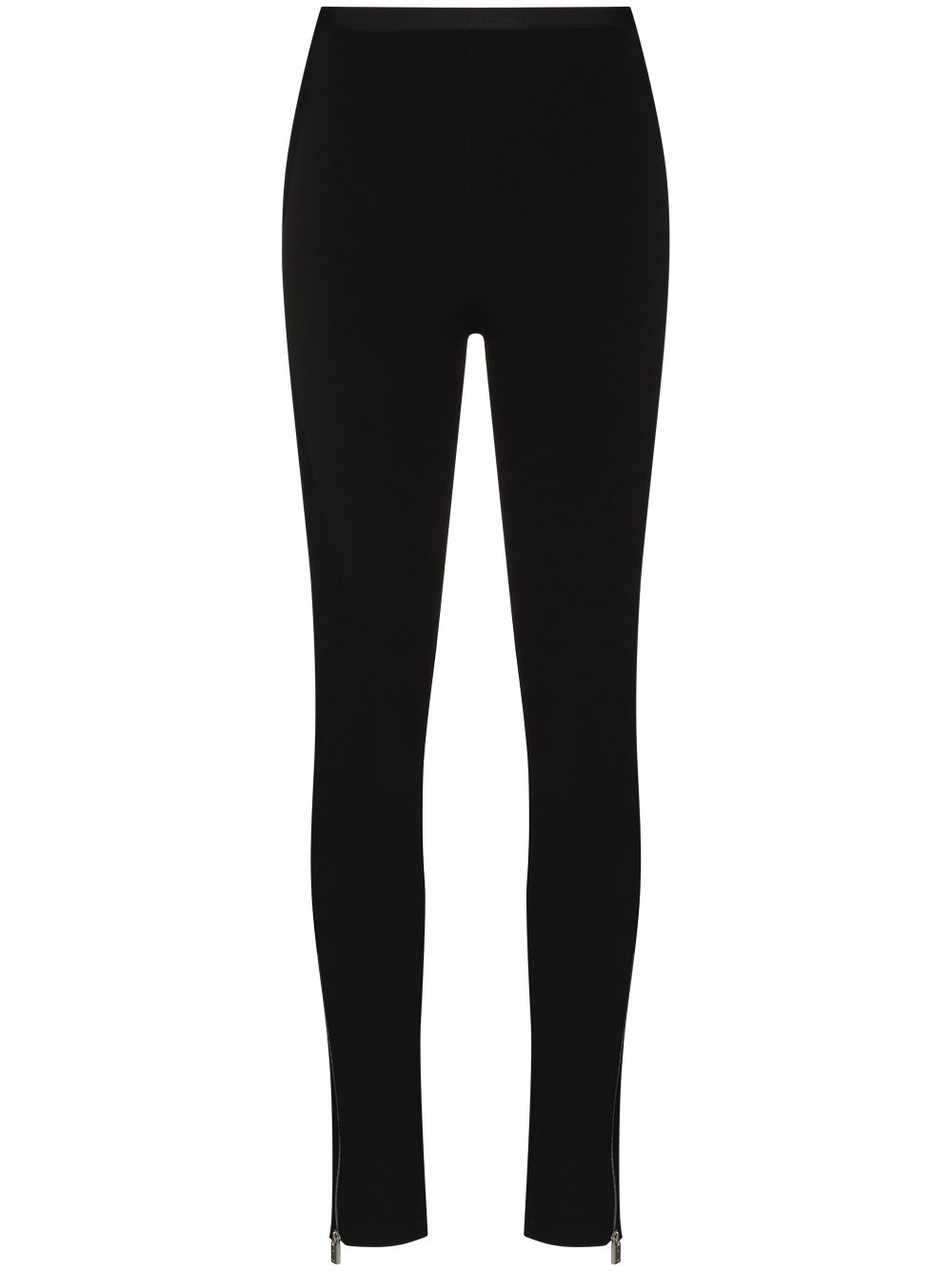 zip-cuff high-rise leggings - 1