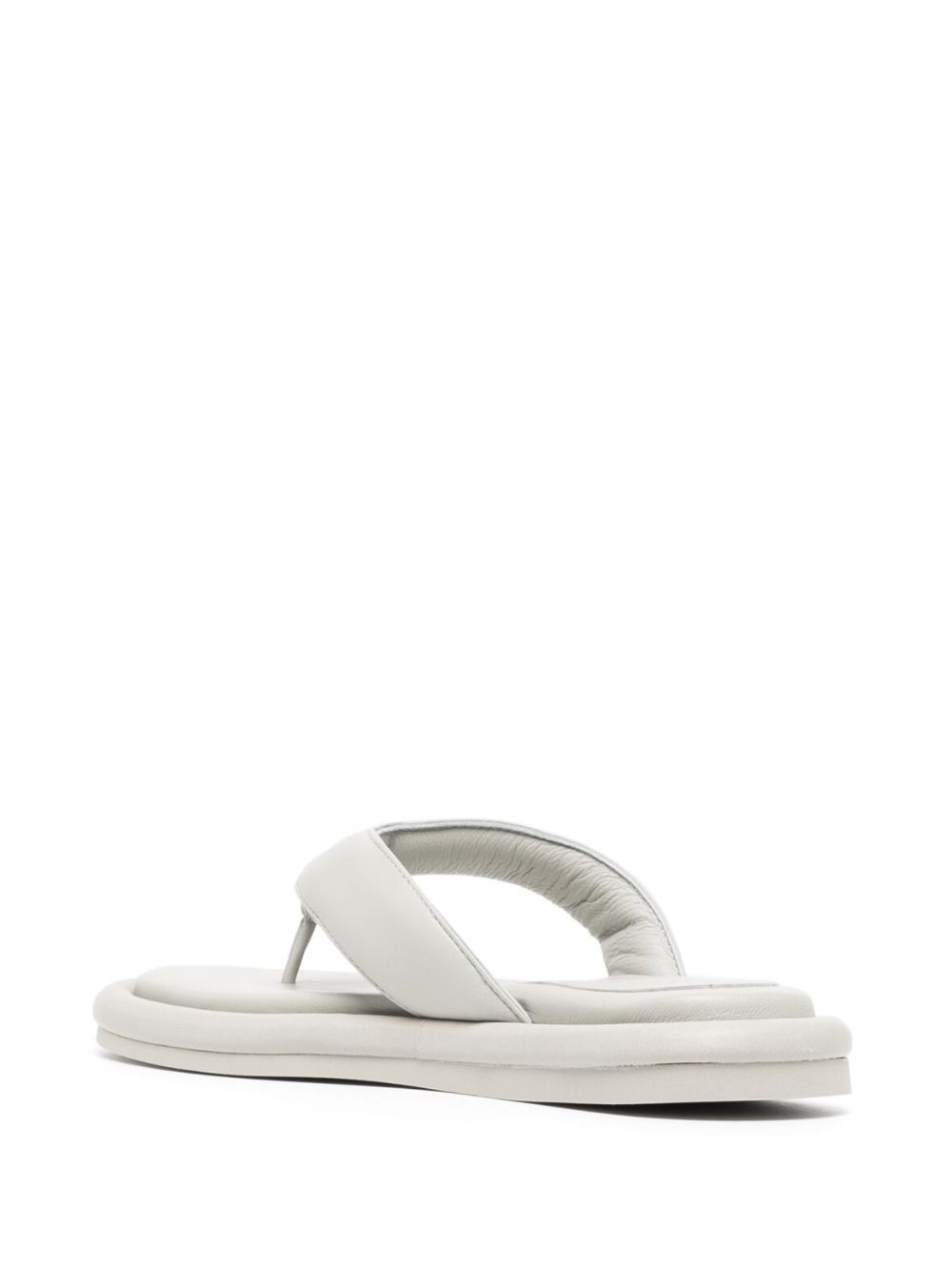 padded leather flip-flops - 3