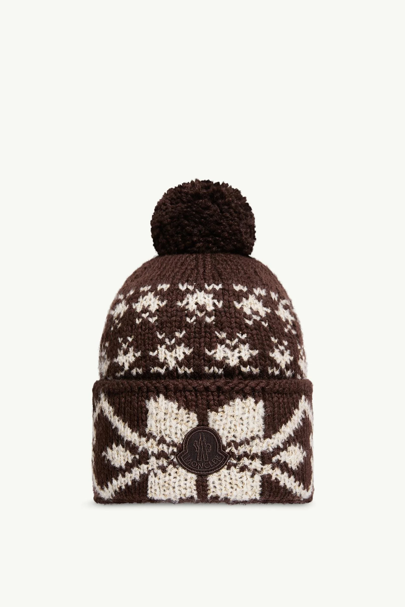 Jacquard Knit Beanie - 1