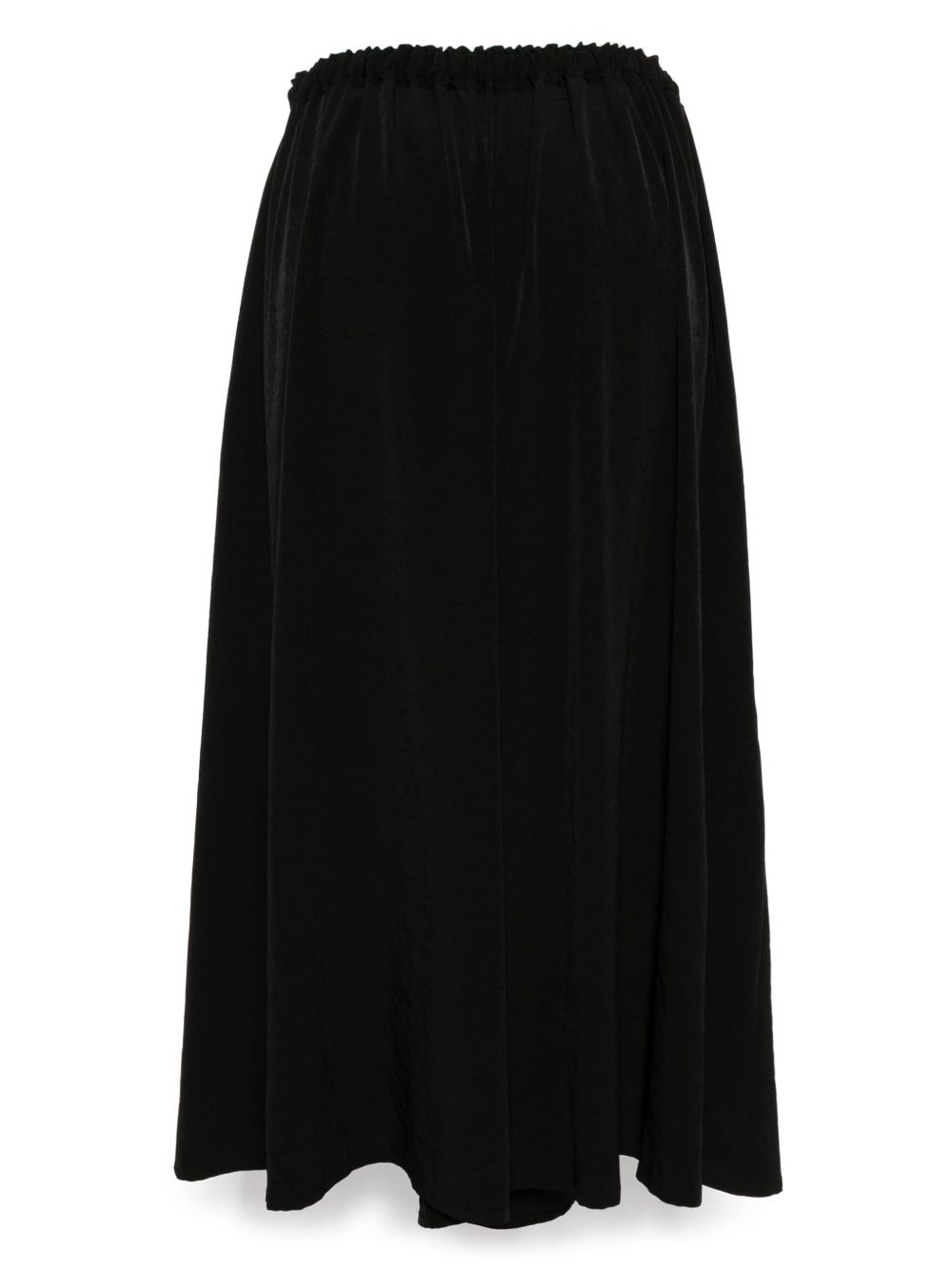 gathered crepe de chine trousers - 2