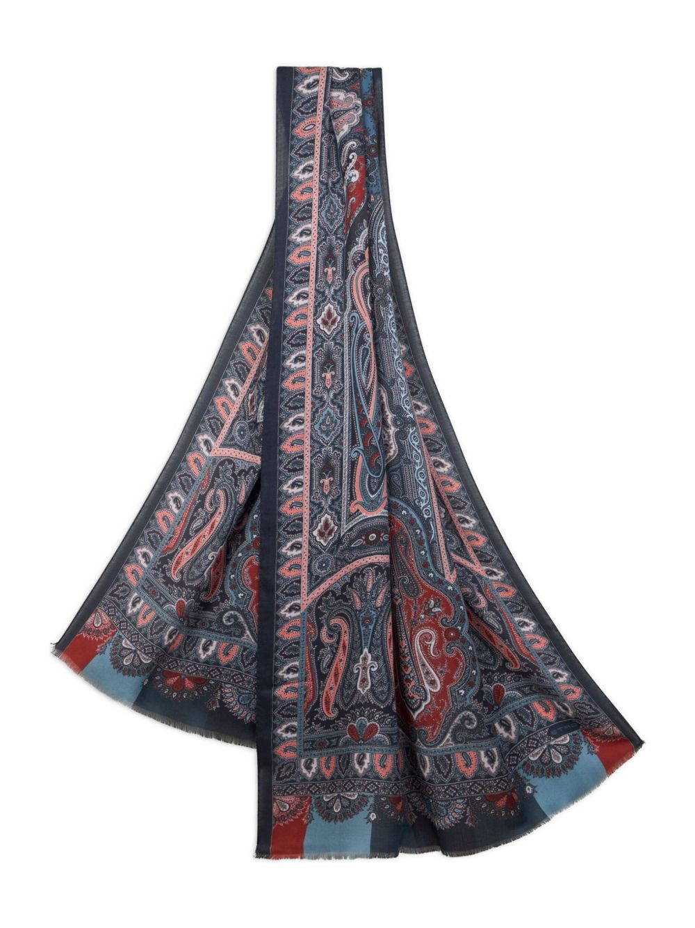 paisley-pattern scarf - 3