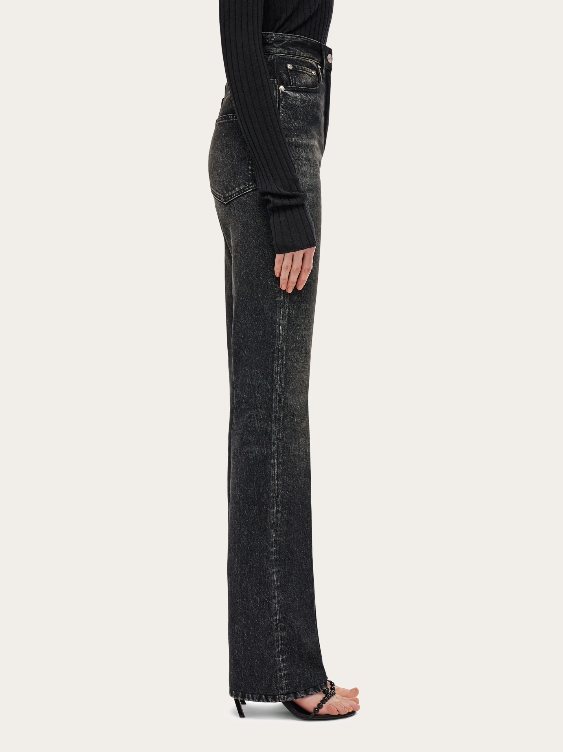 Five pocket flared trouser - 3