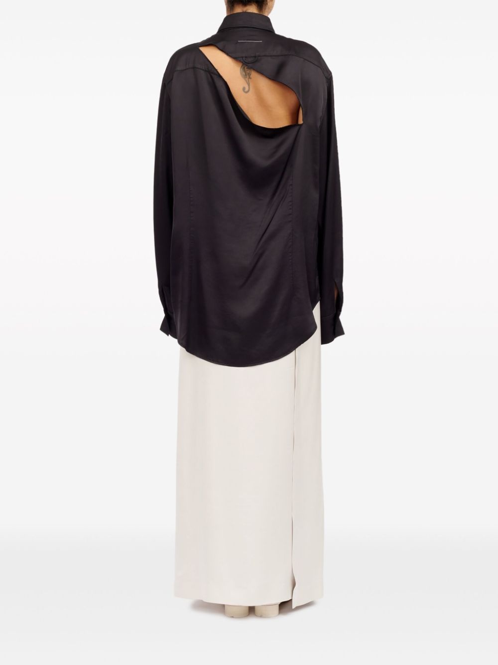 Lining Look two-way slit-back shirt - 4
