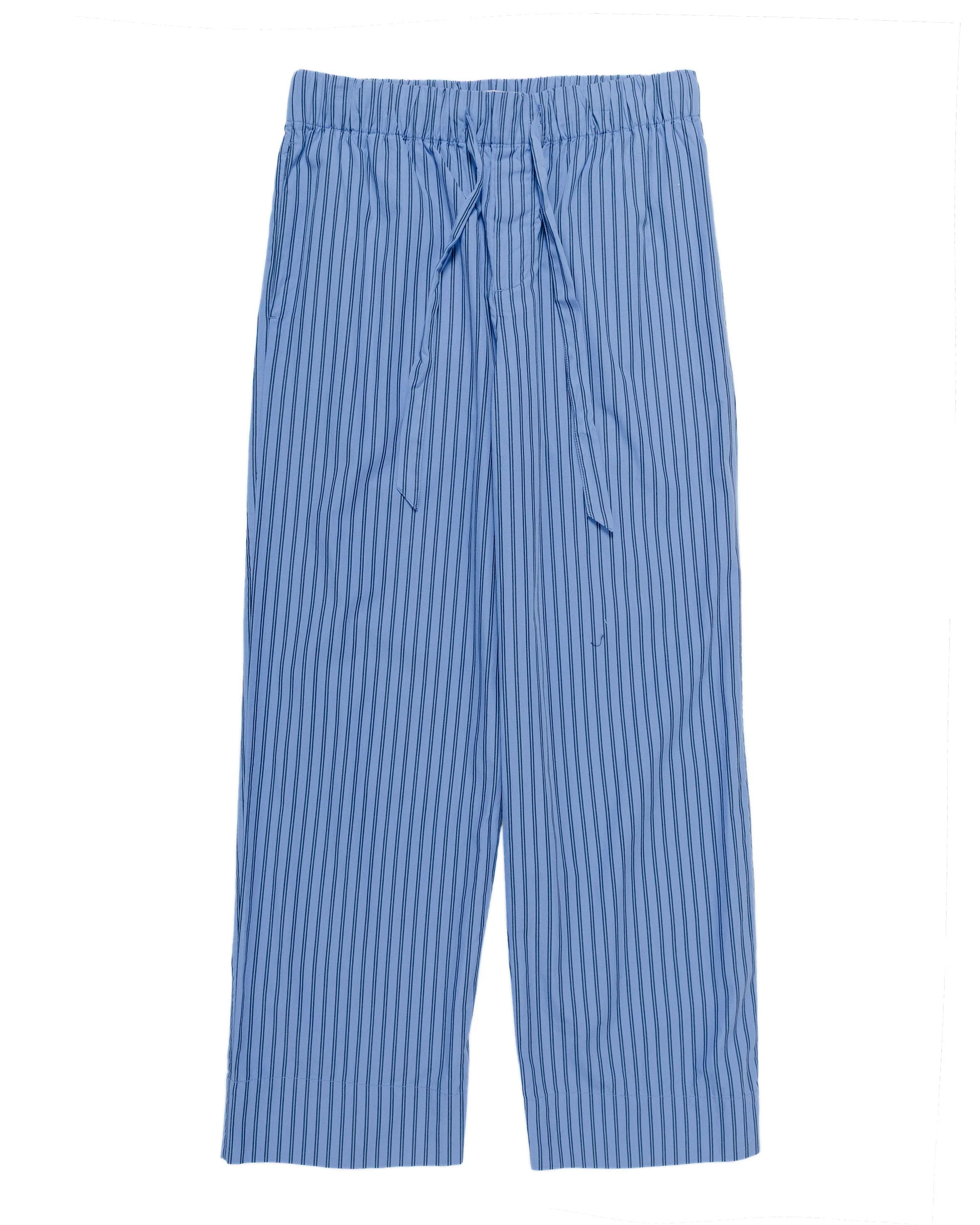 Tekla Poplin Pyjama Pants Boro Stripes - 1