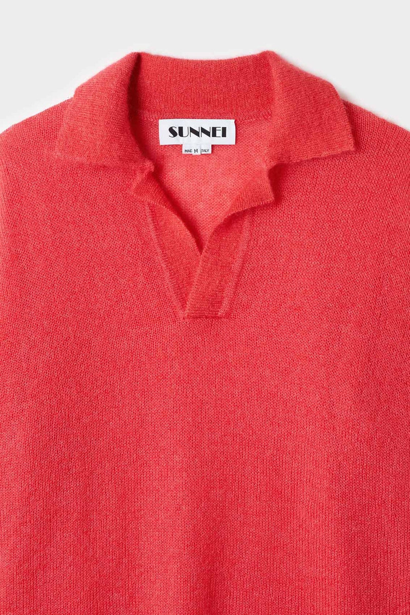 MOHAIR POLO / red 6