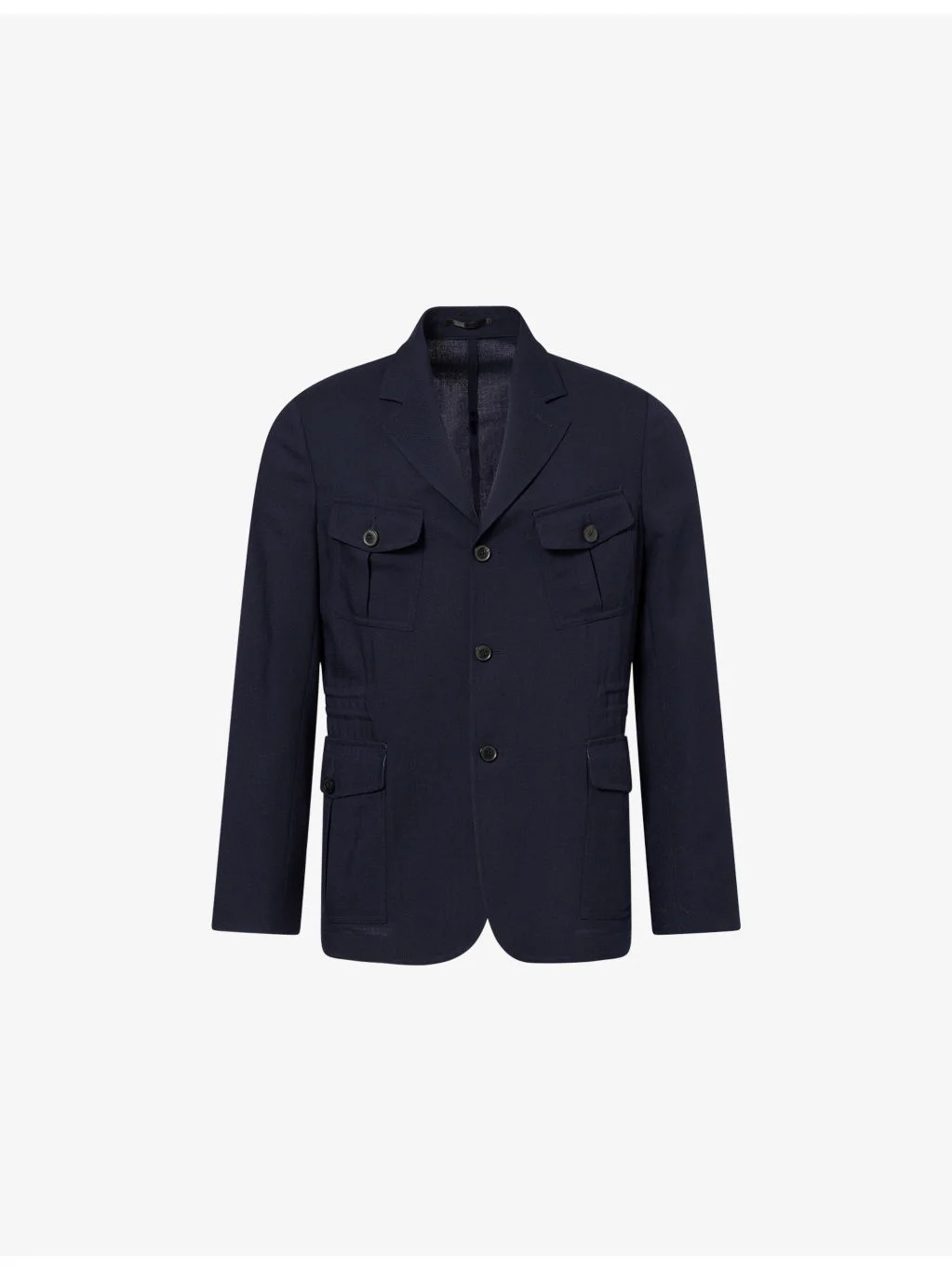 Safari Single-Breasted Wool Jacket - 1