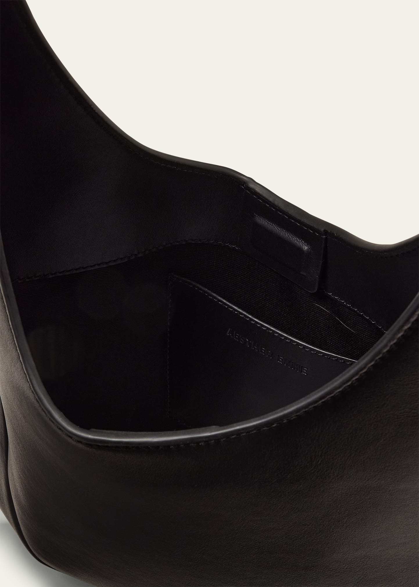 Midi Leather Hobo Bag - 3