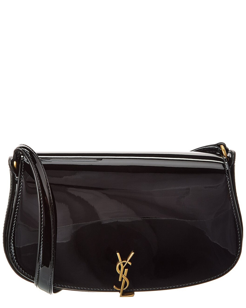 Saint Laurent Demi Lune Patent Shoulder Bag 1