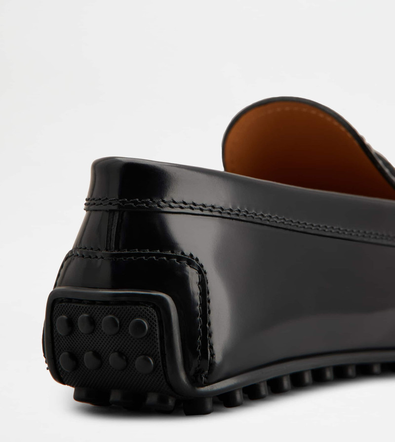 CITY GOMMINO DRIVING SHOES IN LEATHER - BLACK 5