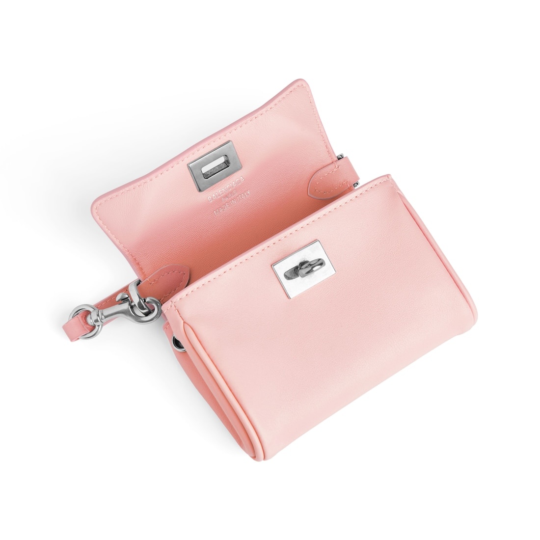 Women's Rodeo Micro Bag Charm in Suede Pink - 6