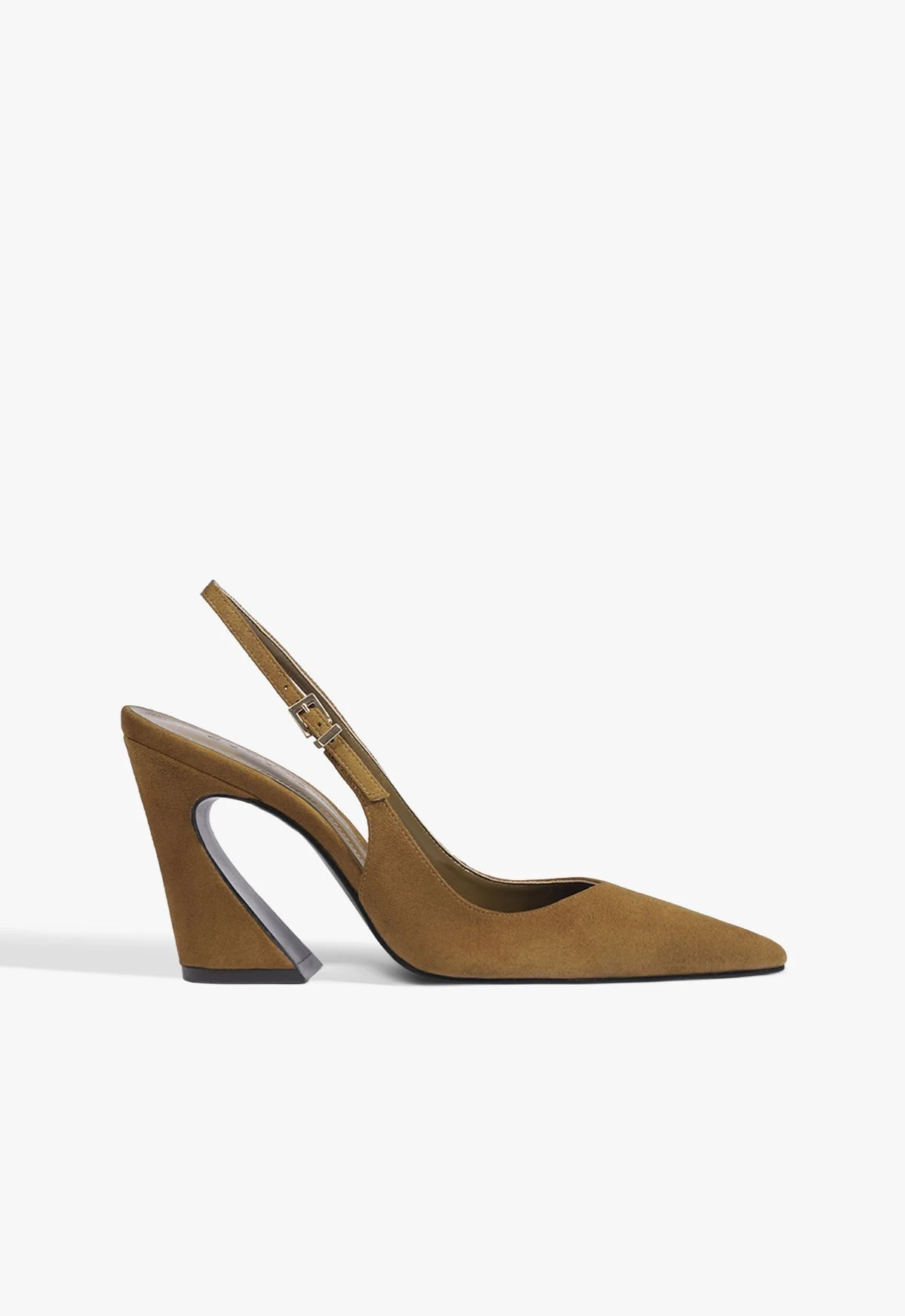 Lexi Sling Block Suede Pump - 1