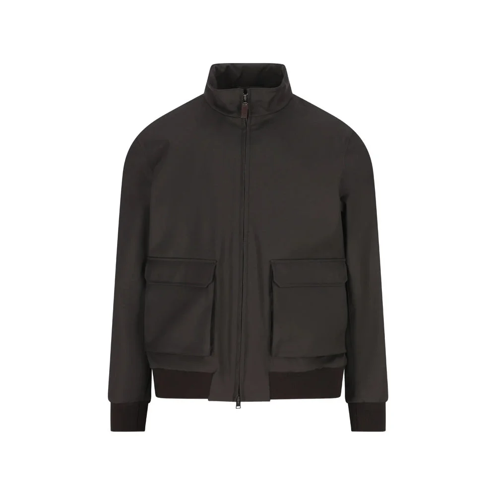 Herno Brown Jackets - Bomber Jackets Men - 1