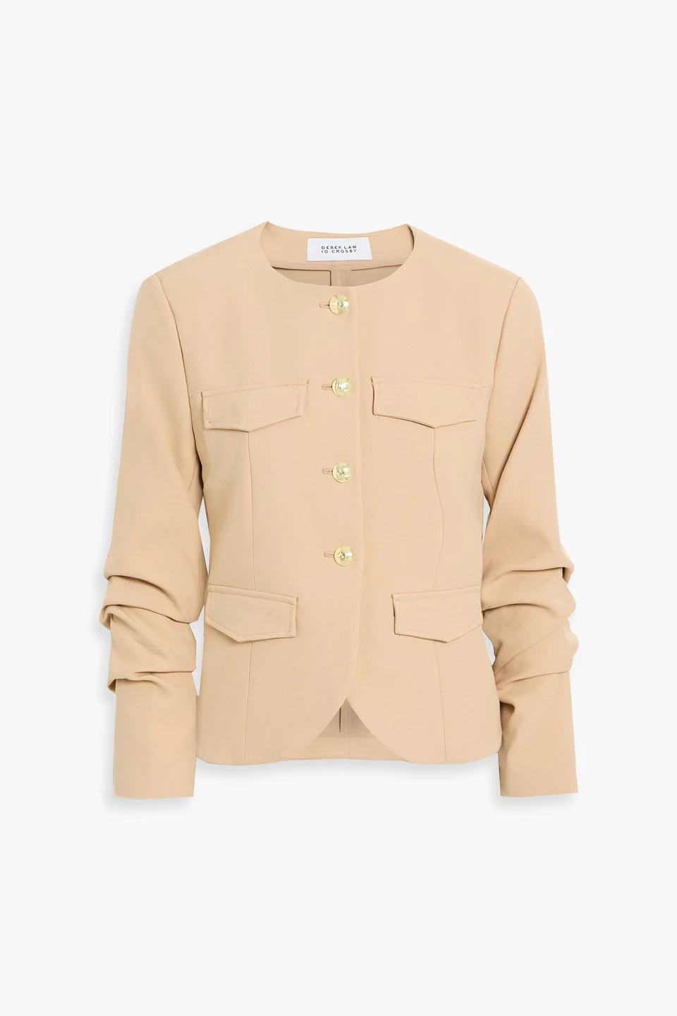Novessa ruched crepe jacket - 1