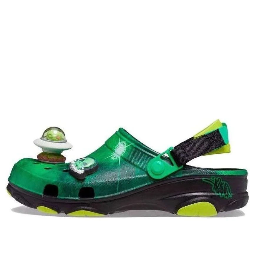 Crocs x Ron English All-Terrain Clog 'Area 54 Green Galaxy' 208137-0N4 - 1