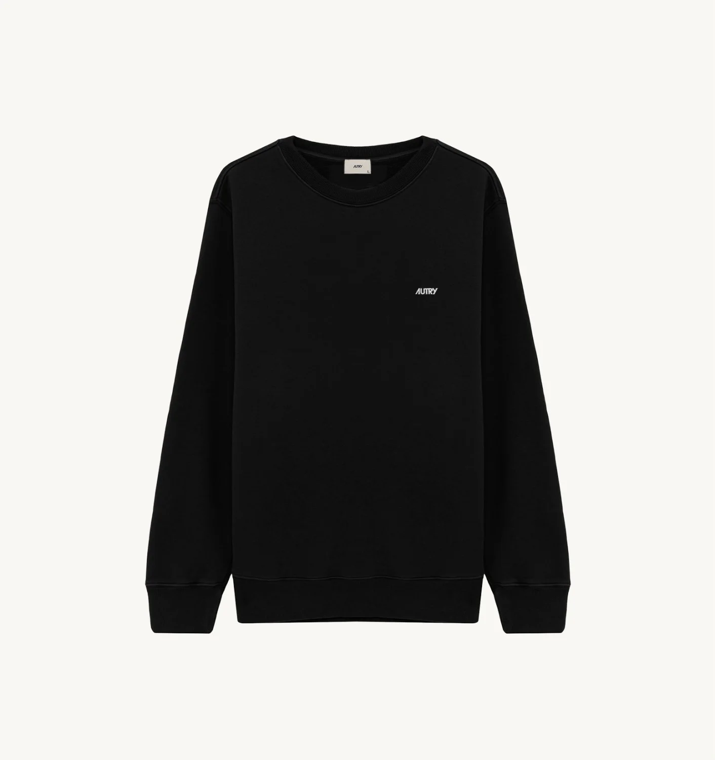 CREWNECK SWEATSHIRT WITH EMBROIDERED LOGO FOR MAN - 1