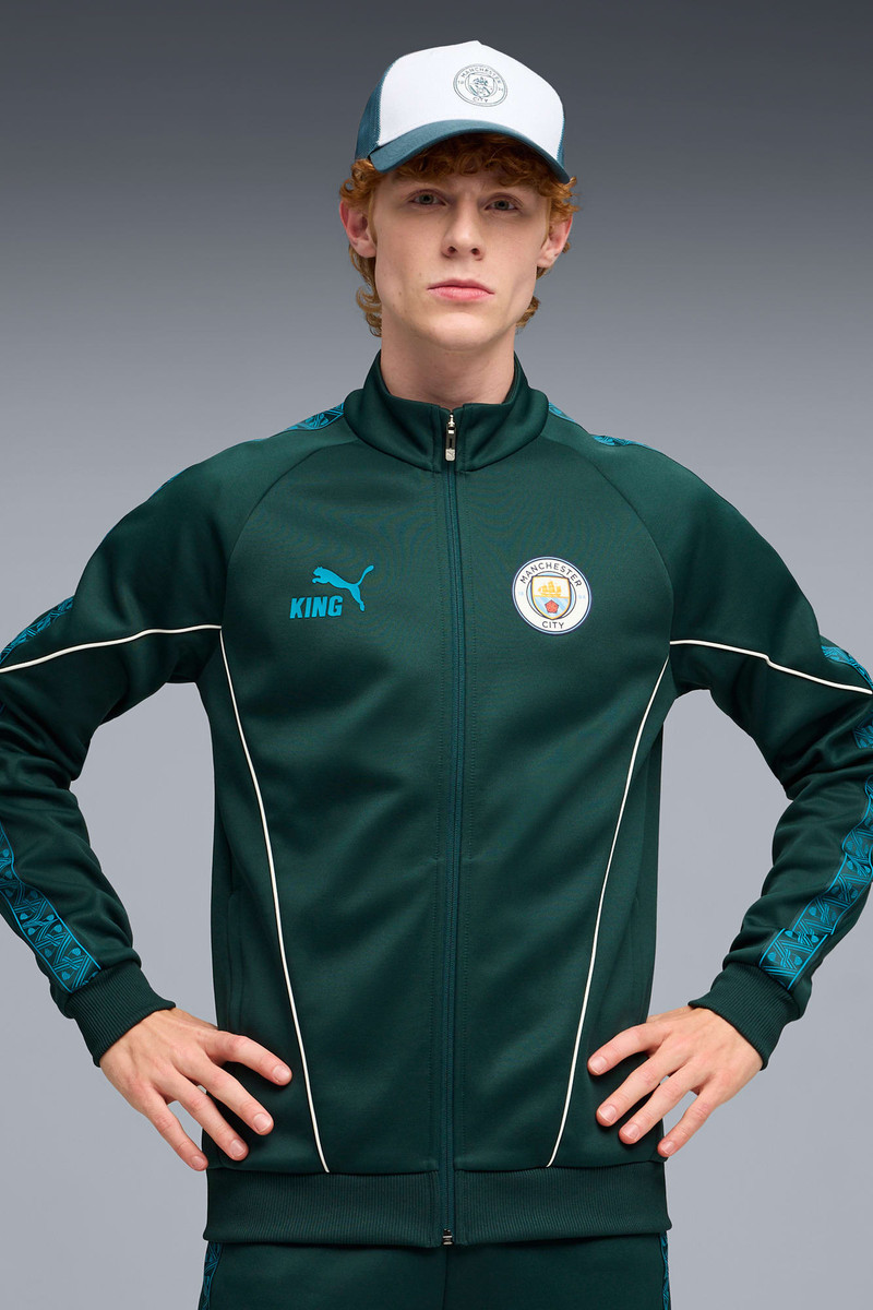 PUMA Manchester City KING Anthem Men's Soccer Jacket outlook