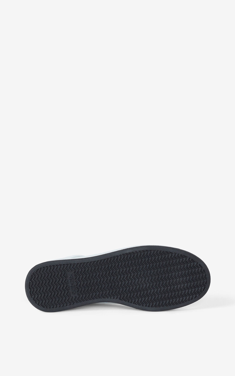 KENZO Kourt leather high-top trainers 6