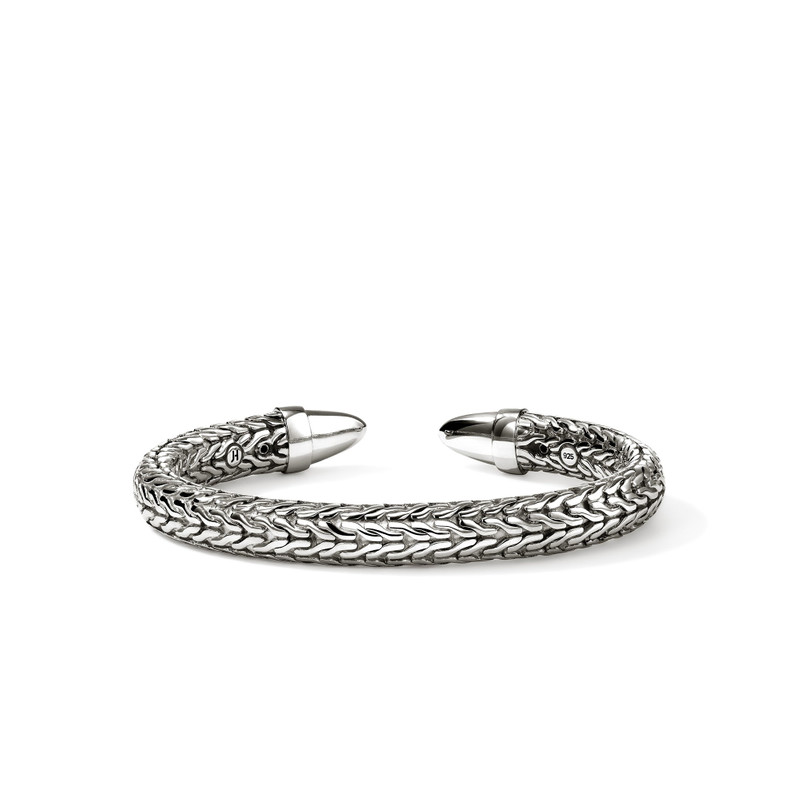 Spear 50 Flex Cuff, Sterling Silver, Diamonds 4