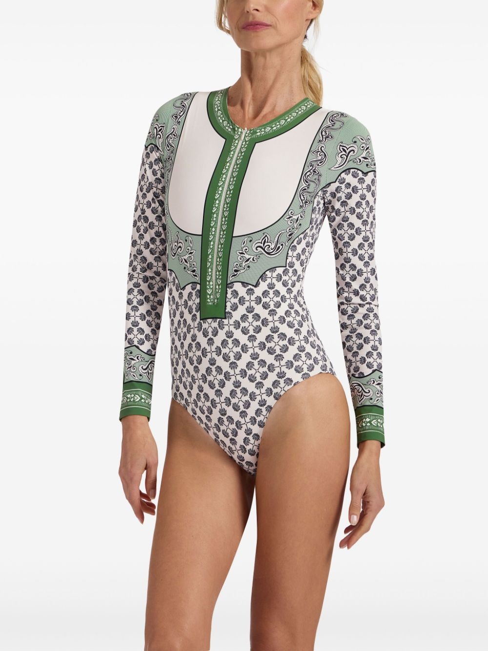 patterned surf suit - 3