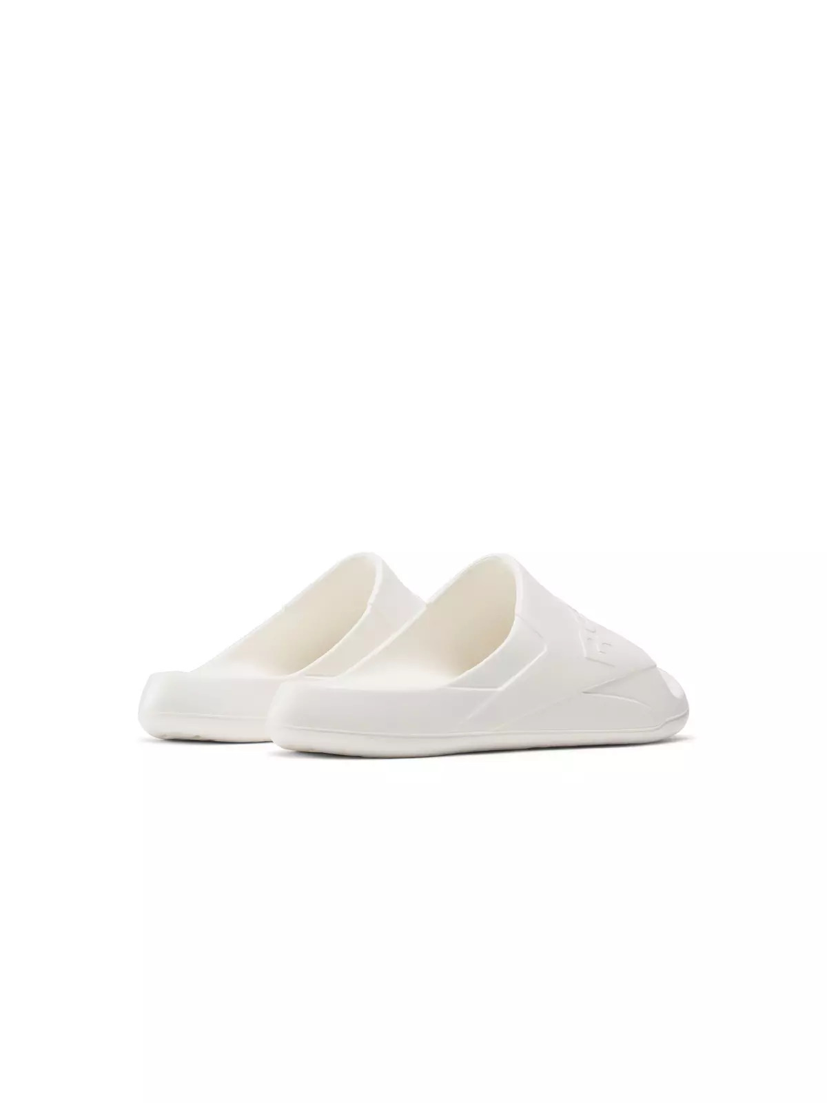 Clean "White/White" Unisex Slide - 3