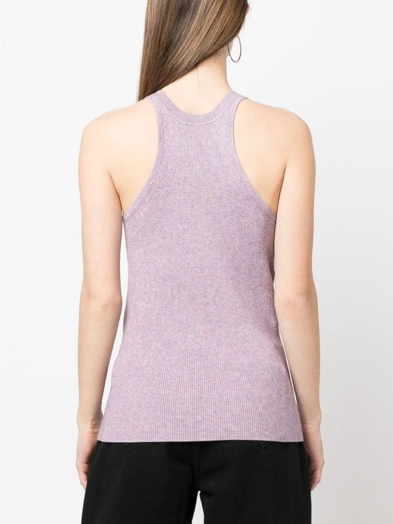 ribbed knit tank top - 4