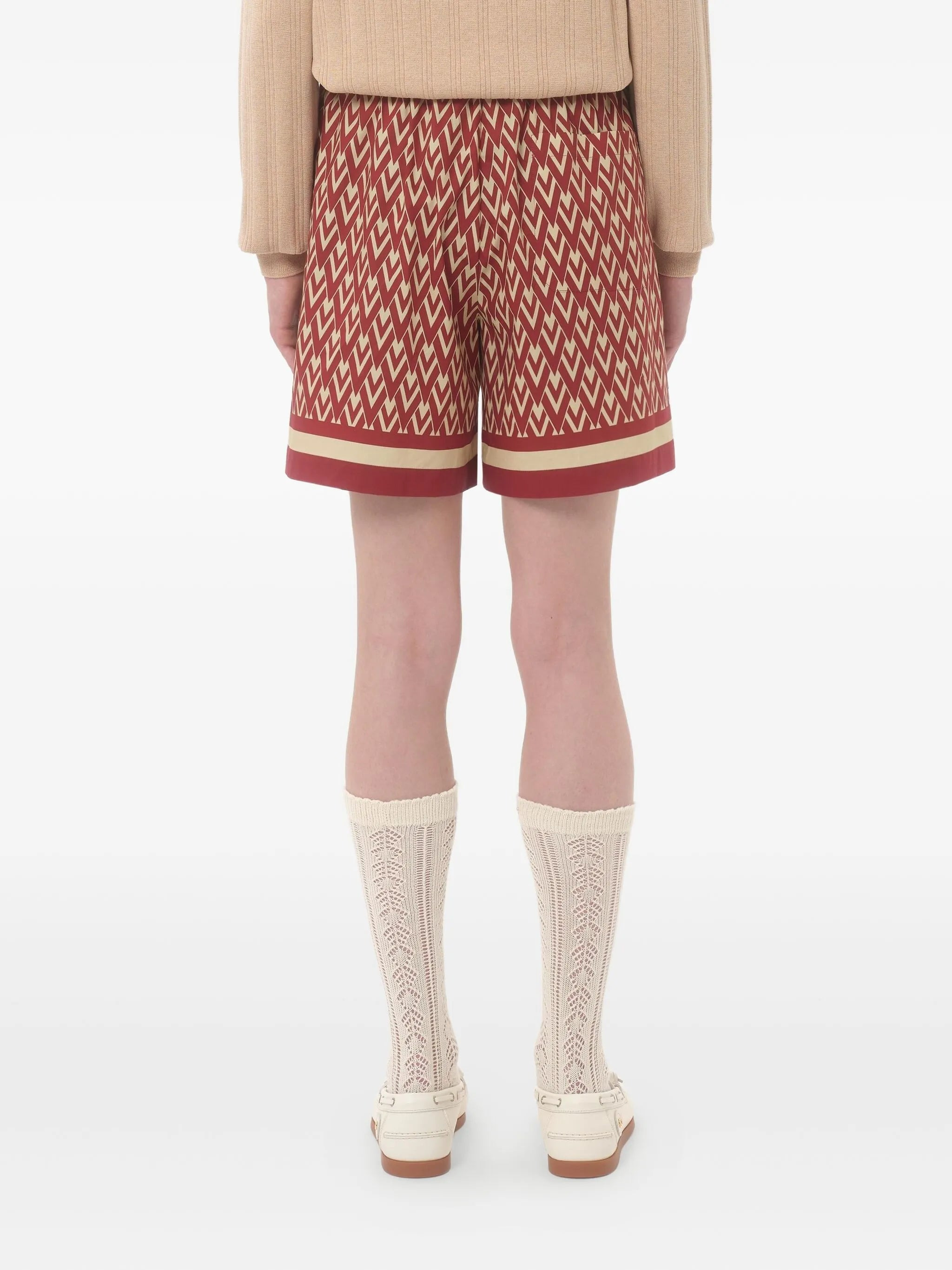 geometric-print shorts - 3