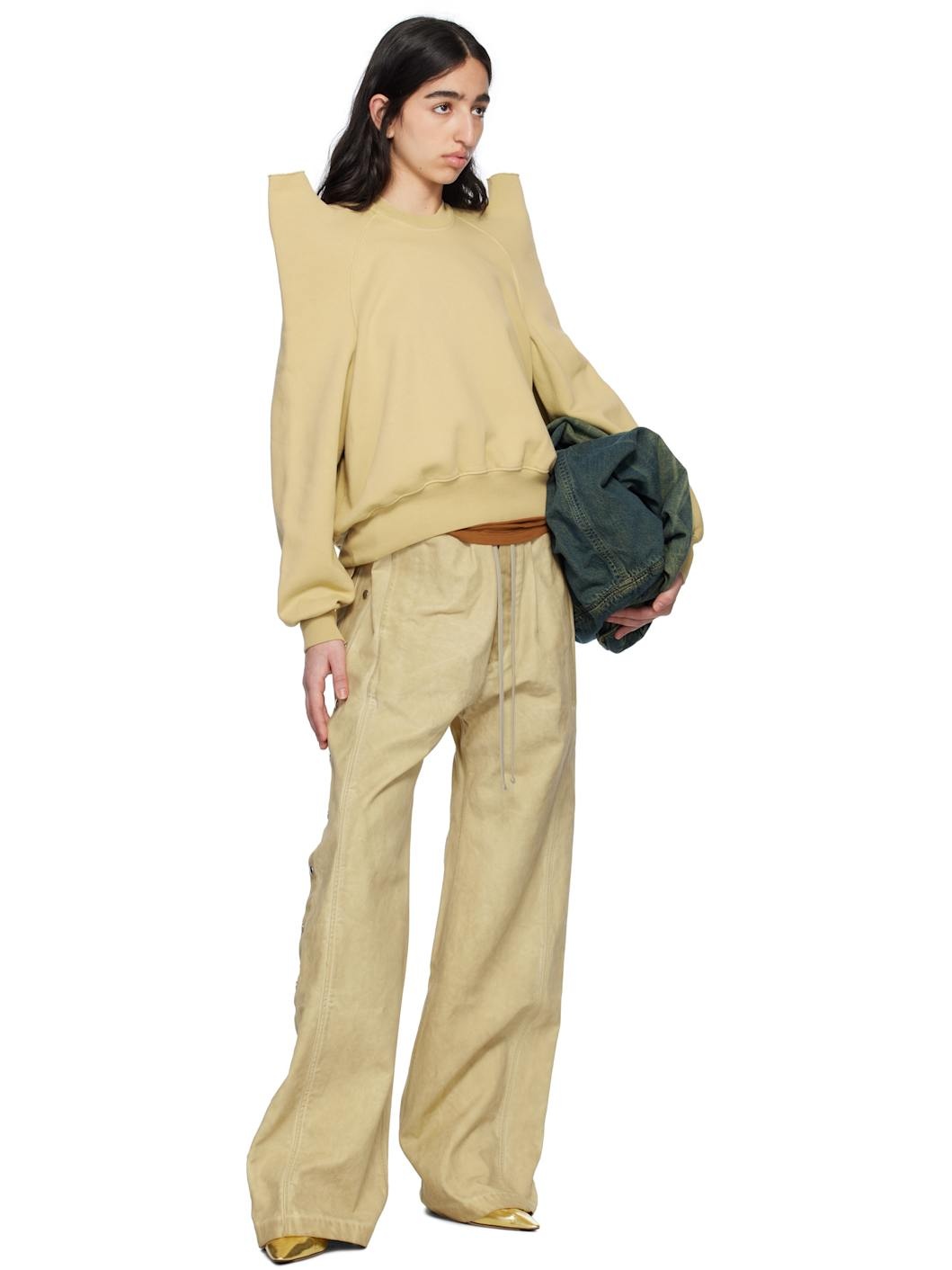 Beige Hollywood Tecsweat Sweatshirt - 4