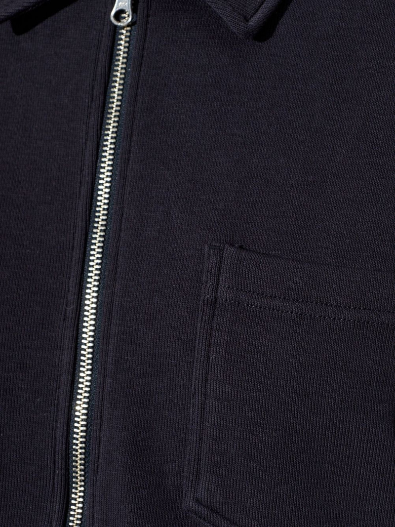 Sahannes zip-fastening chest-pocket sweatshirt 5